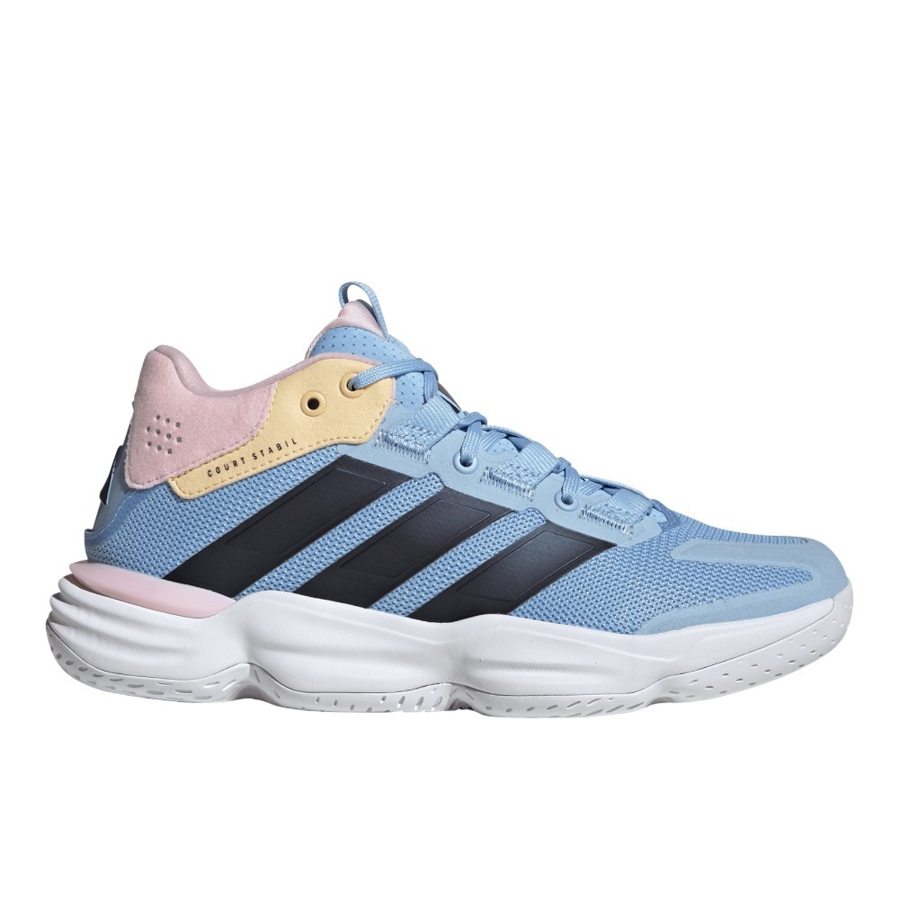 adidas Courtstabil Volleyball Womens Blue, Off White Sneakers Athletic Shoes JQ