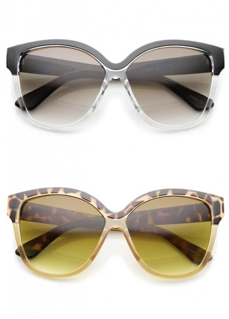 Oversized Cat Eye “VITA” Paradis Large Big Kat WaYfe Square Women Sunglasses XL