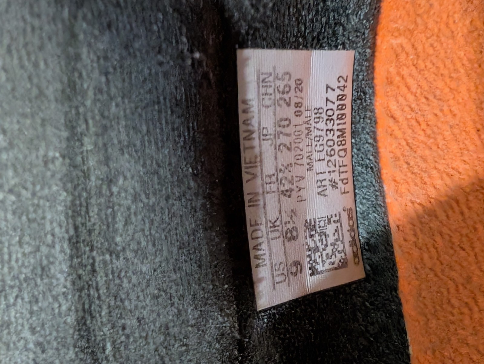 Size 9 – Adidas UltraBoost Cold.RDY Black Signal Orange
