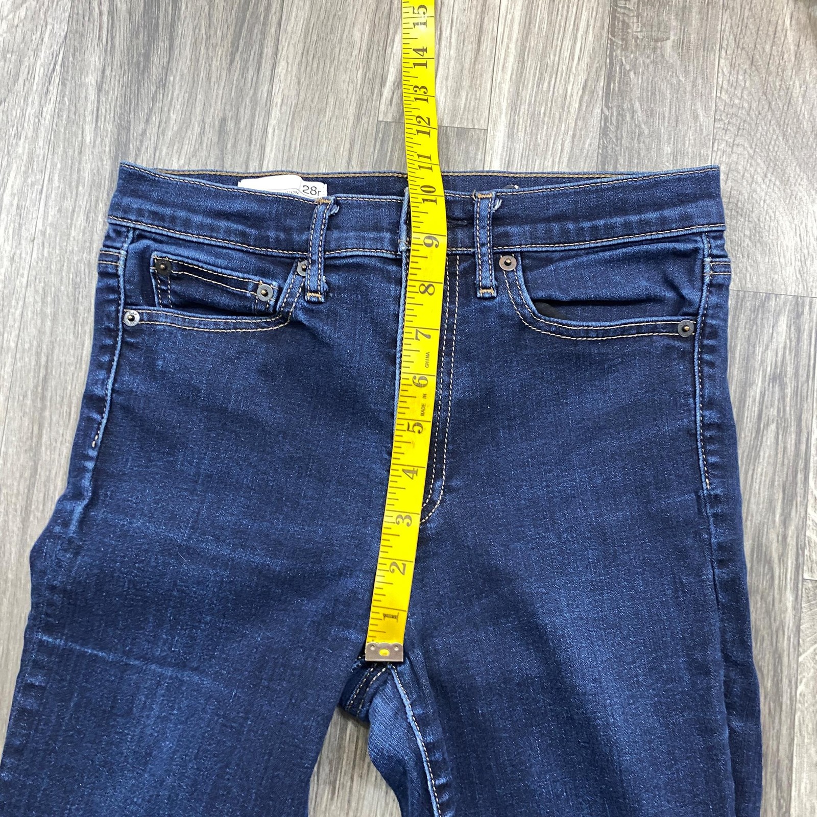 GAP Resolution True Skinny High Rise Dark Wash Blue Denim Jeans Women’s Size 28