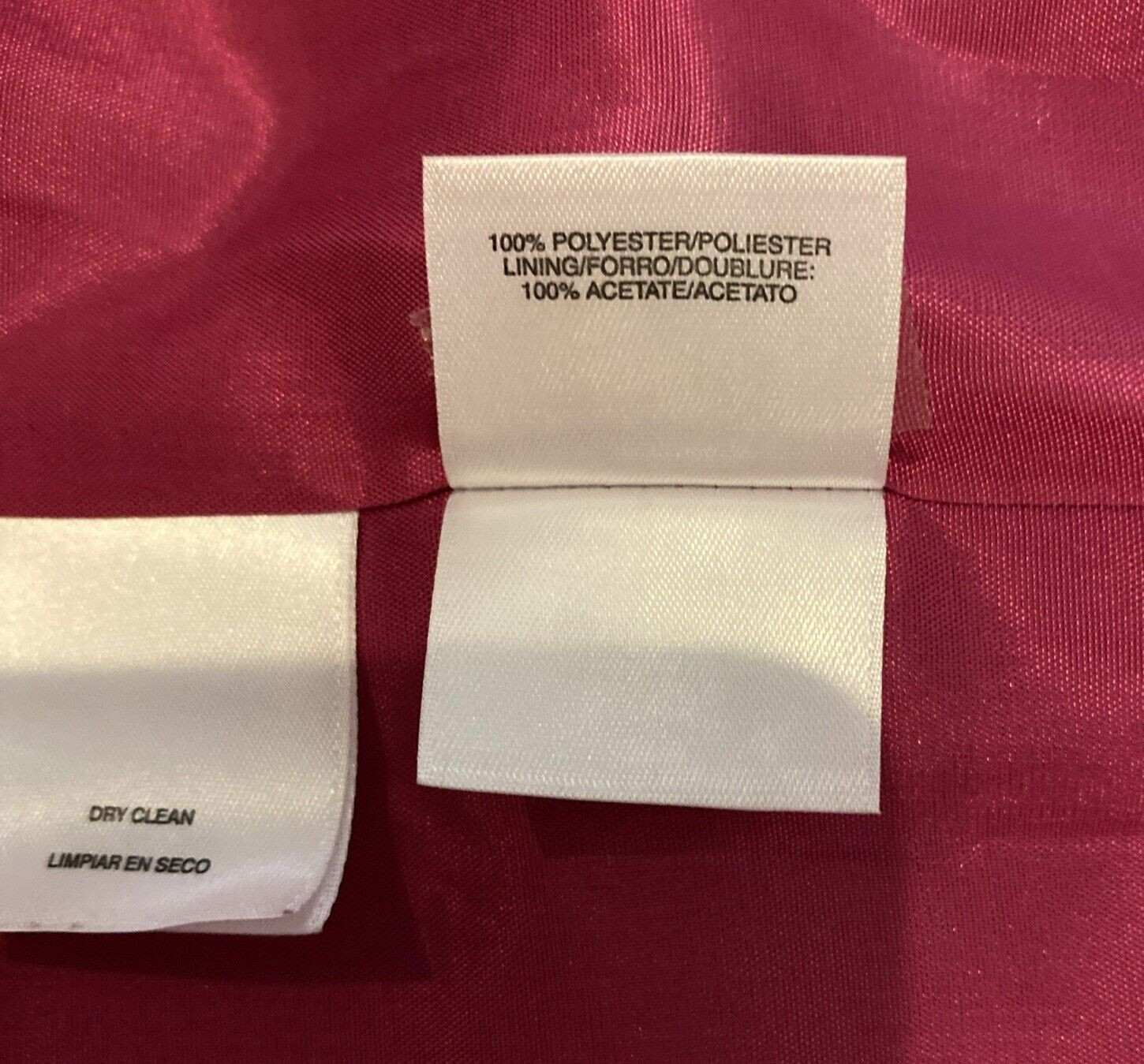 Anne Klein Blazer Sz 14 Metallic Blue Black Hot Pink, 20.75″ Across / 23.5″ Long