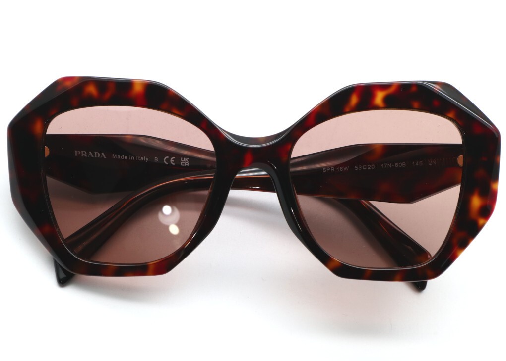 Prada SPR 16W Col.17N-60B Sunglasses 53mm Lens Used