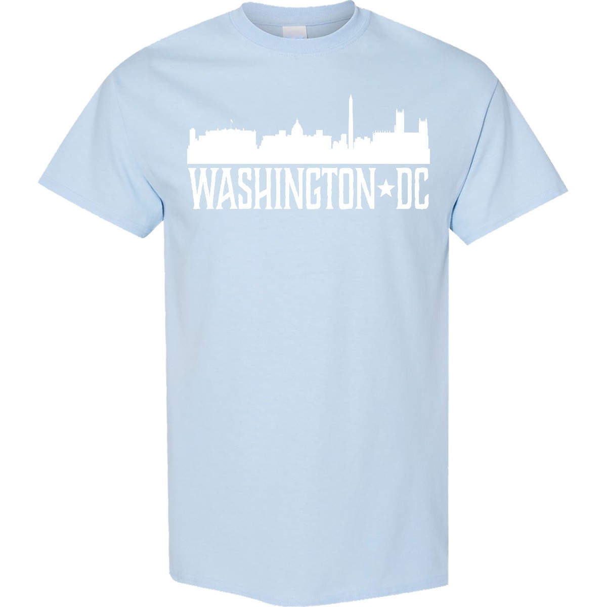 Inktastic Washington DC Skyline Cities T-Shirt City Silhouette Travel Souvenir