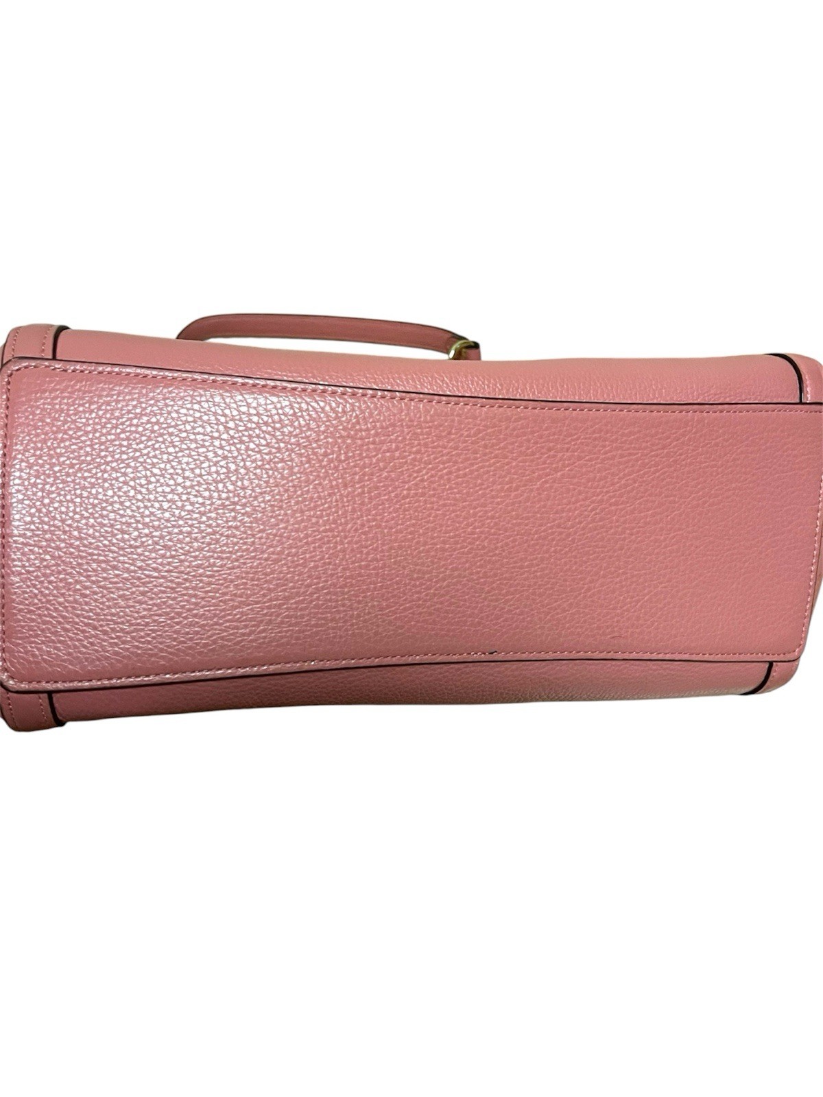Coach Lori Shoulder Bag Dusty Rose Pink Pebble Leather Handbag C6231 Excellent