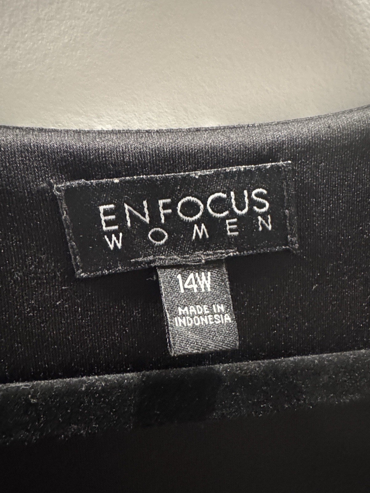 EnFocus Studio Sz 14W Houndstooth Dress In EUC