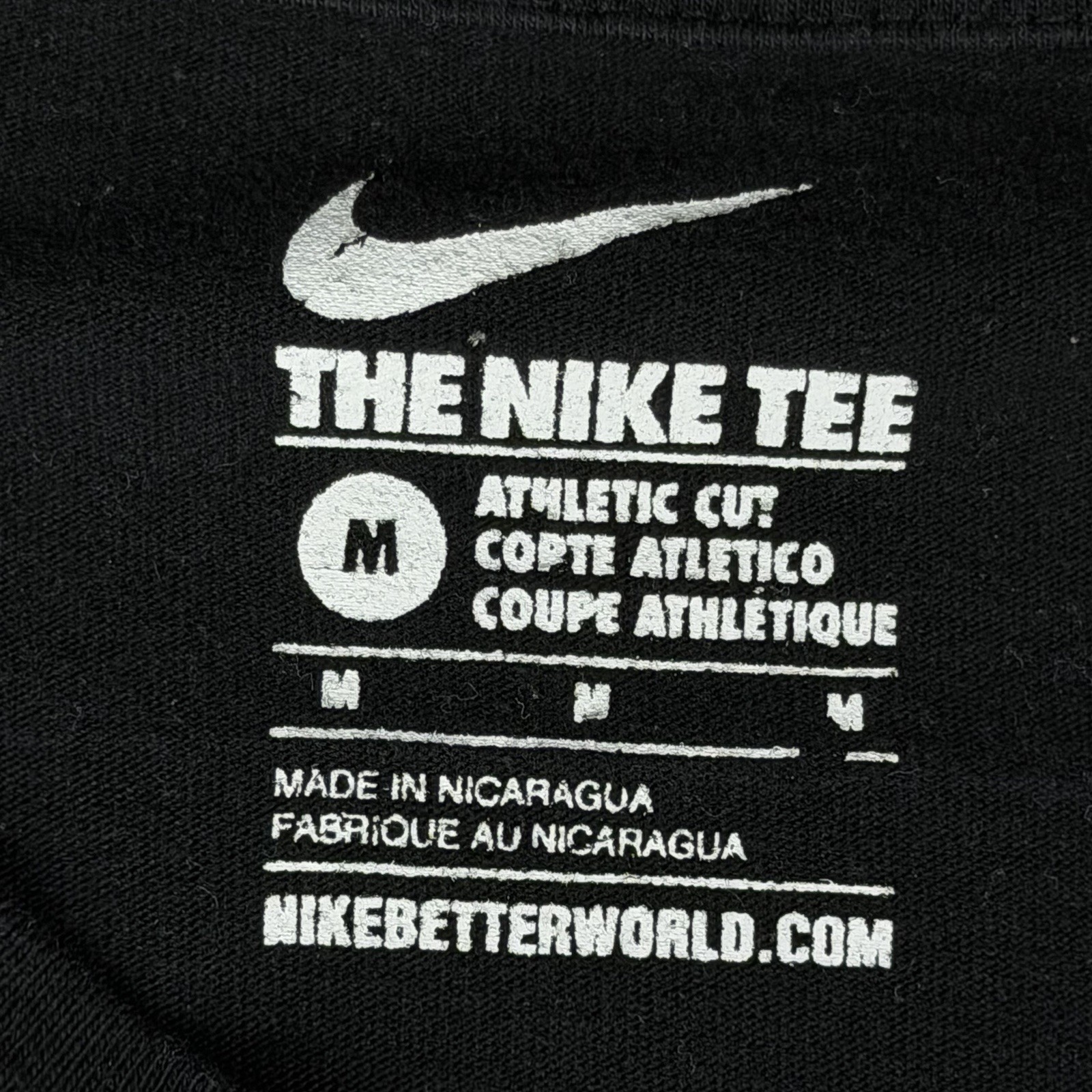 Nike x Off-White All Star Equality T-Shirt Black Adult Size Medium Virgil Abloh