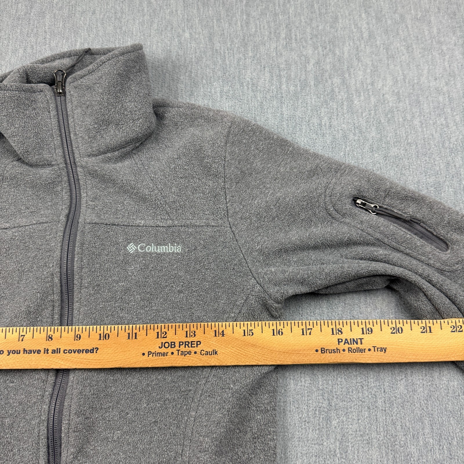 Columbia Jacket Womens XS Gray Fast Trek II Fleece Full Zip Hiking Outdoors