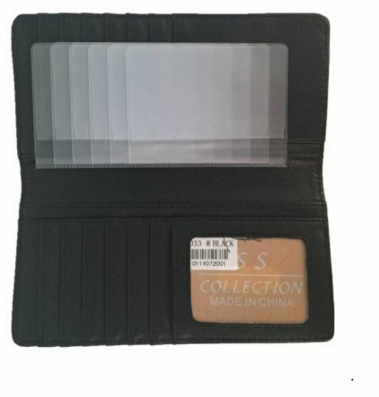 Texas State Mens Wallet Western Bifold Check Book Style W039-32 Ostrich Black