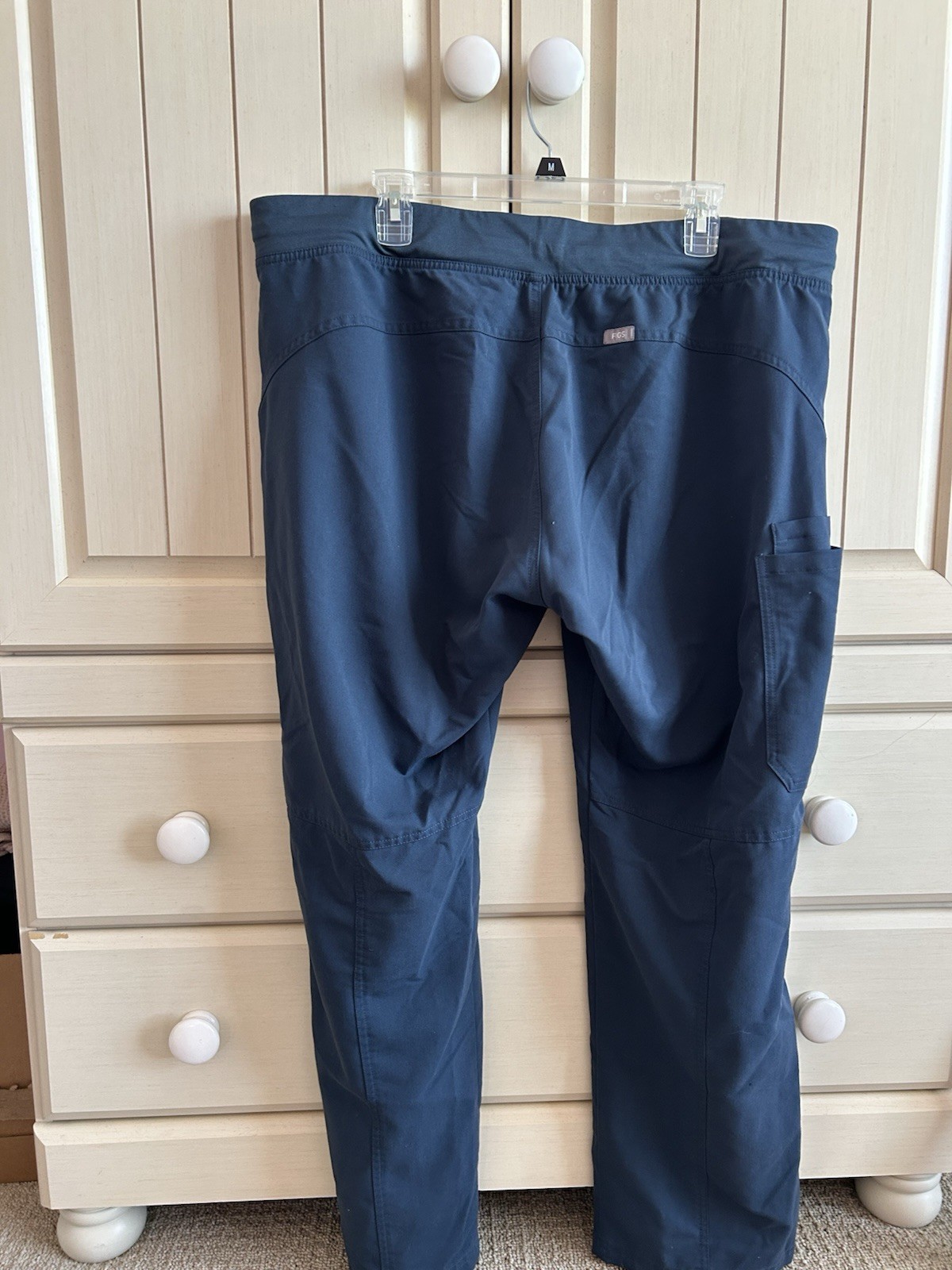 Figs Kade Straight-Leg Scrub Pant in Dark Harbor size XXL