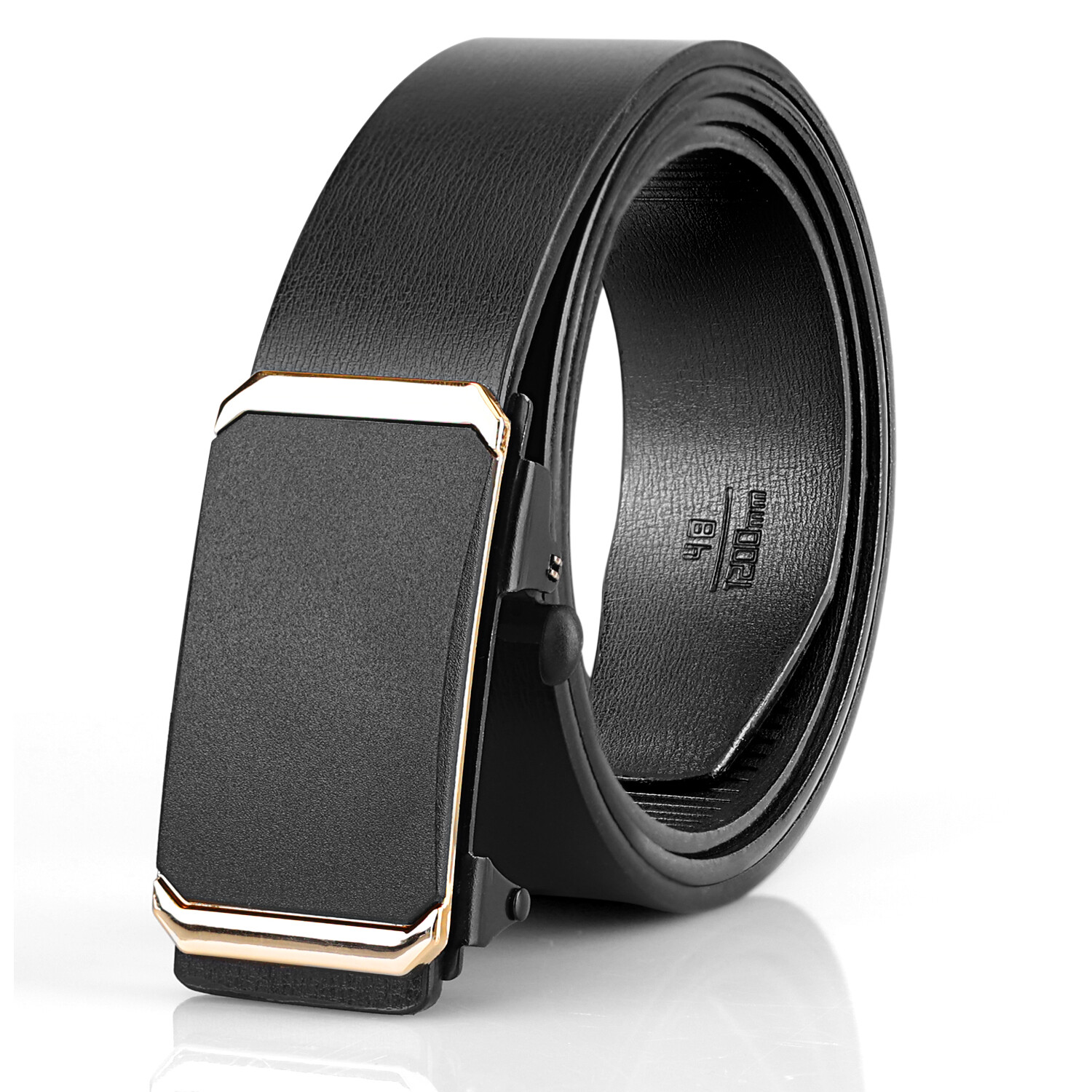 Magnetic Ratchet Automatic Buckle Belt Business Belt Wedding Banquet Workplace