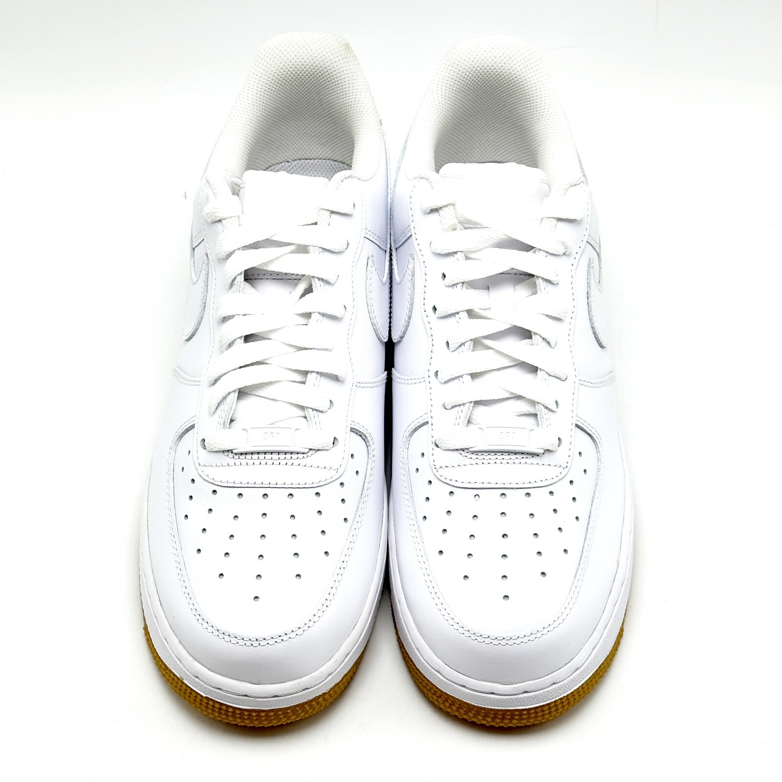 *NEW* MEN Nike Air Force 1 ’07 Low White / Gum Light Brown (DJ2739 100) 👍