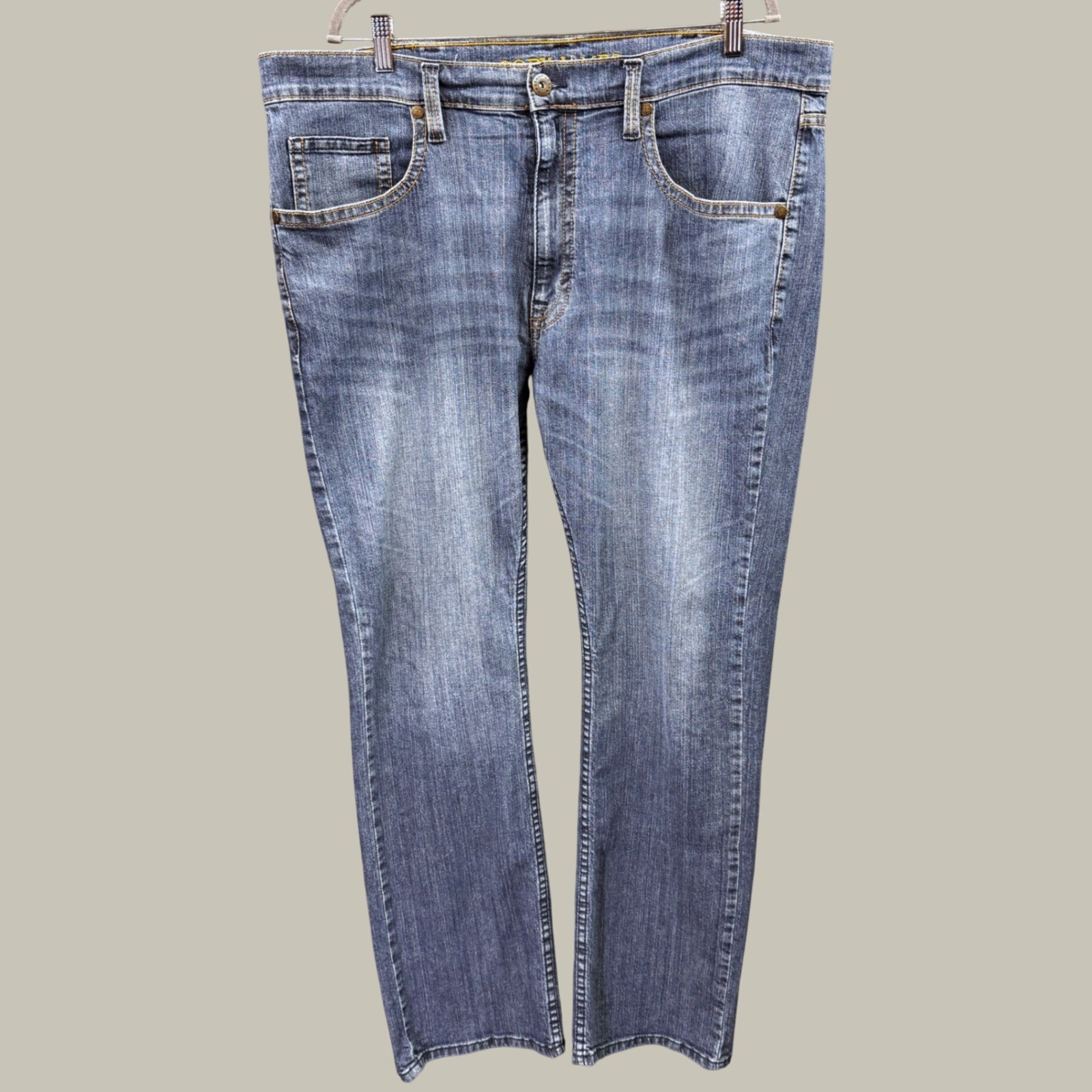Cody James Men’s Blue Jeans 40×32 (Fits 41×32) Stretch Straight Bootcut Western