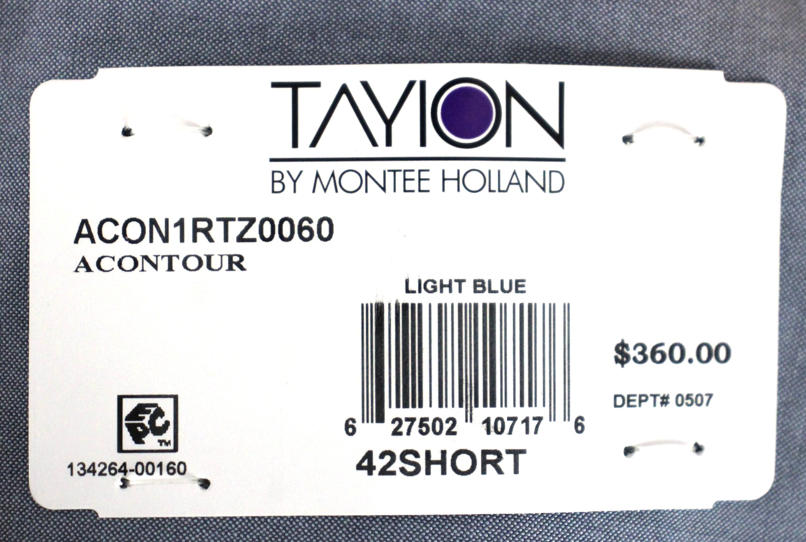Tayion Suit Jacket 42 S Mens Classic Fit Light Blue Peak Blazer Sport Coat $360