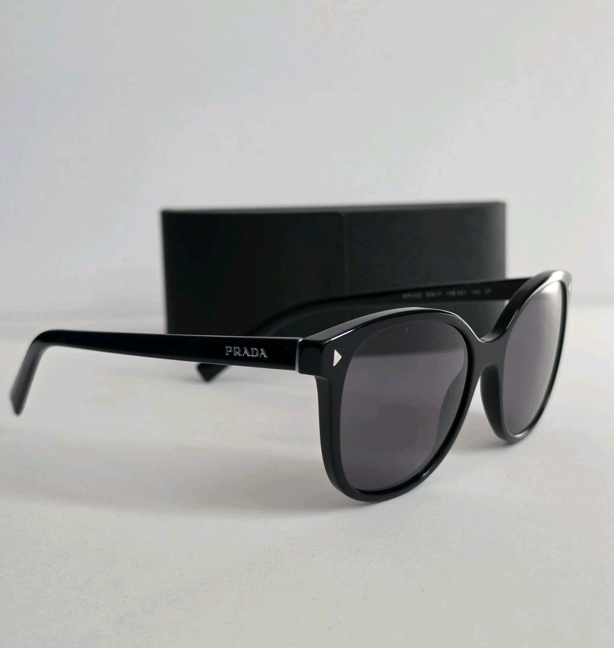 AUTHENTIC PRADA PR 22ZS Black Sunglasses