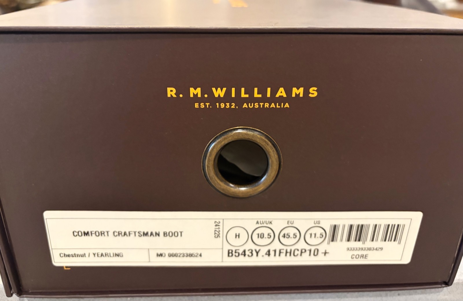 R. M. Williams Hand Made Luxury Men’s Boots – Size 11.5