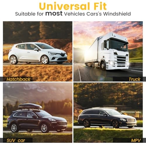 Car Windshield Sun Shade – Foldable Car Sun Shade Windshield for Front Cat