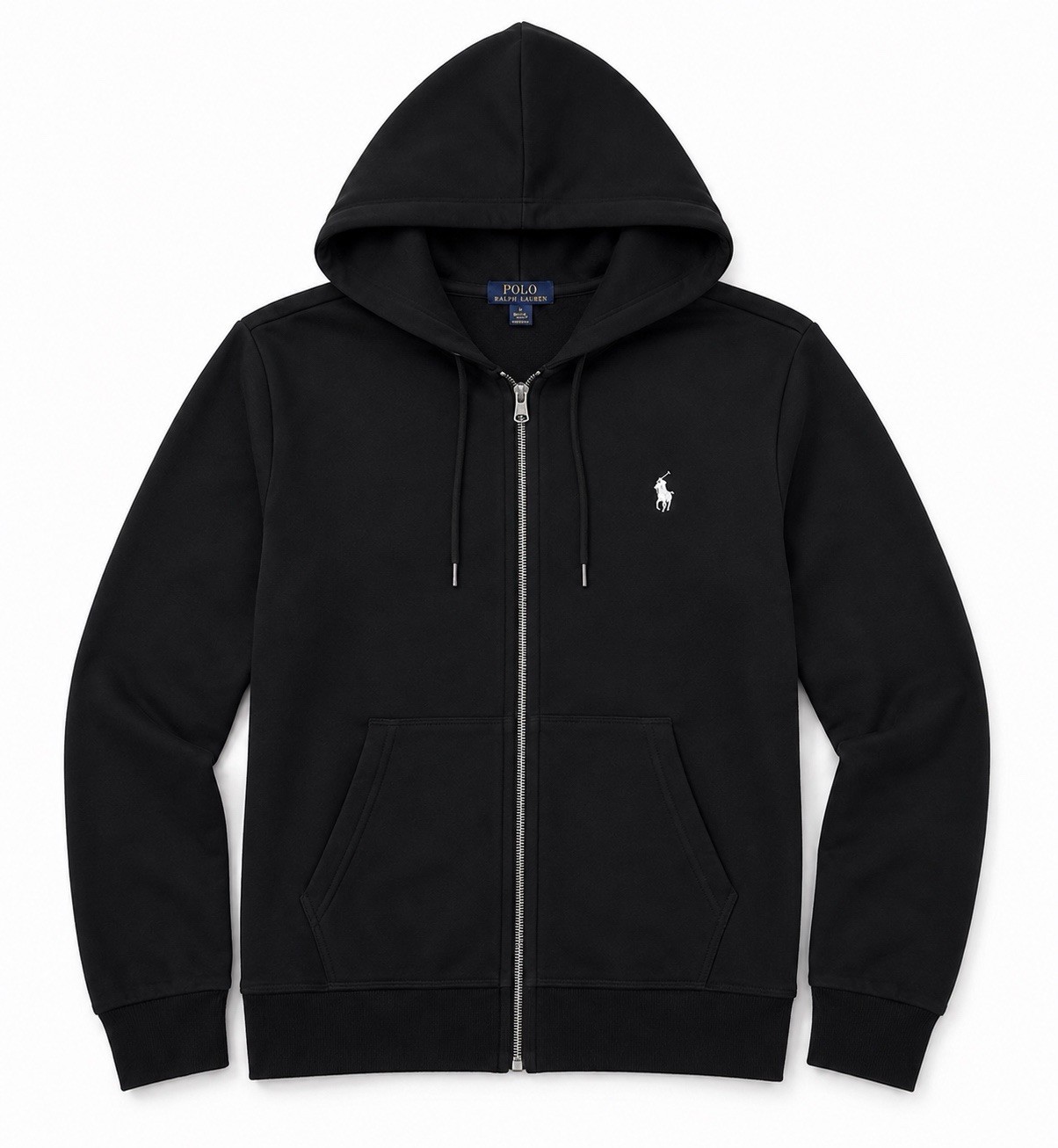 Polo Ralph Lauren Black Full Zip Hoodie Size XL New With Tags