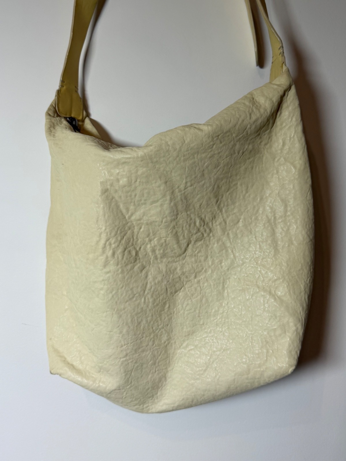 Ann Demeulemeester Runa Medium Soft Shoulder Beige Bag