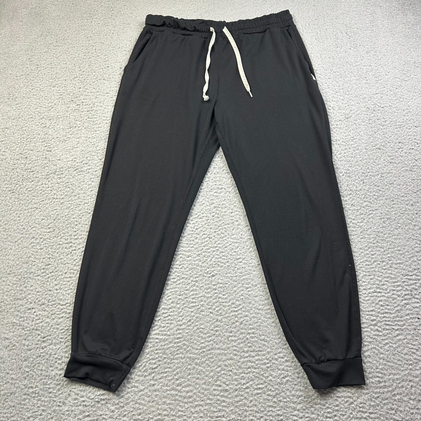 Vuori Performance Jogger Pants Women’s M Black Drawstring Lounge -read