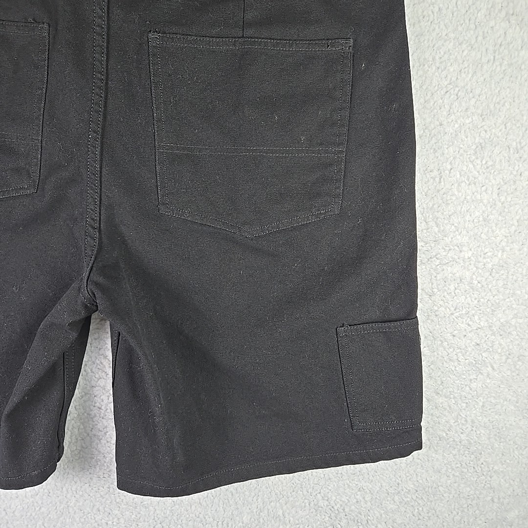 WESC Carpenter Shorts Mens Size 36 Black Heavyweight