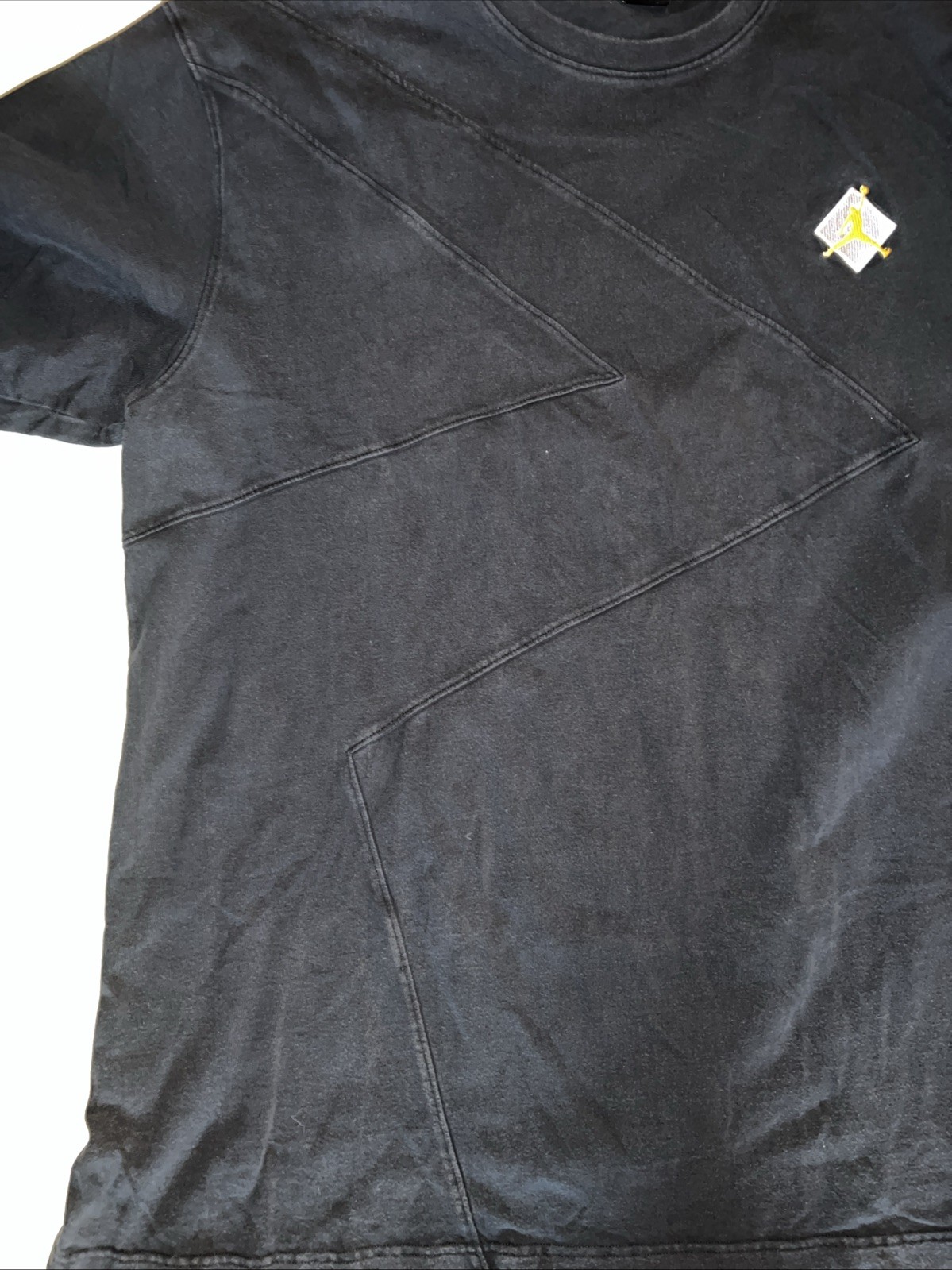 Air Jordan Blue Embroidered T-Shirt Basketball Print size XXXL 3x Brand