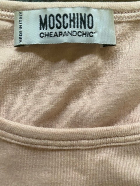 Vintage Y2K Moschino Cheap & Chic Multicolor Crystal Top Made in Italy READ CAP!