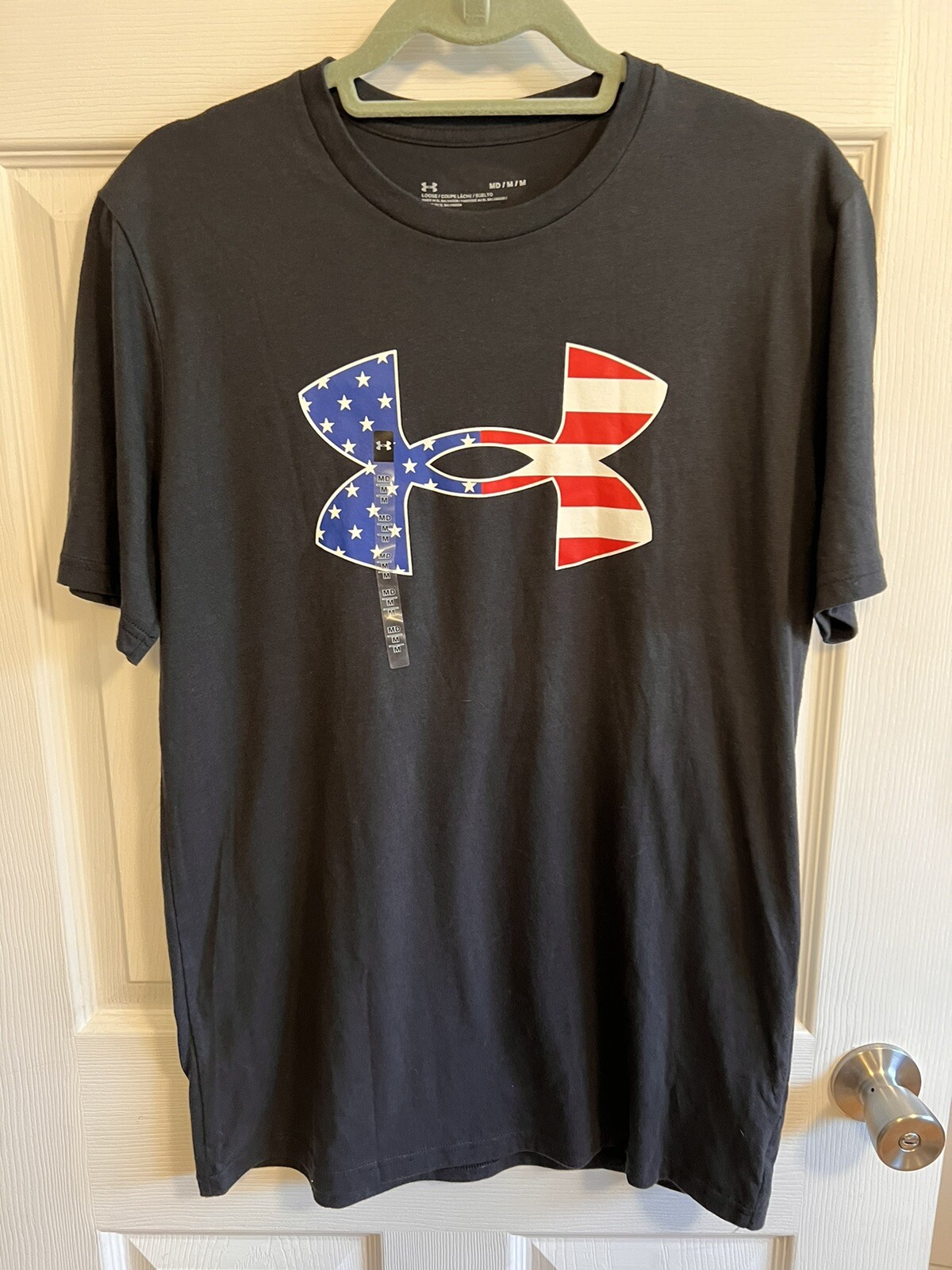 Under Armour Men’s UA Freedom Logo T-Shirt 1370811-001 Black/BNWTS