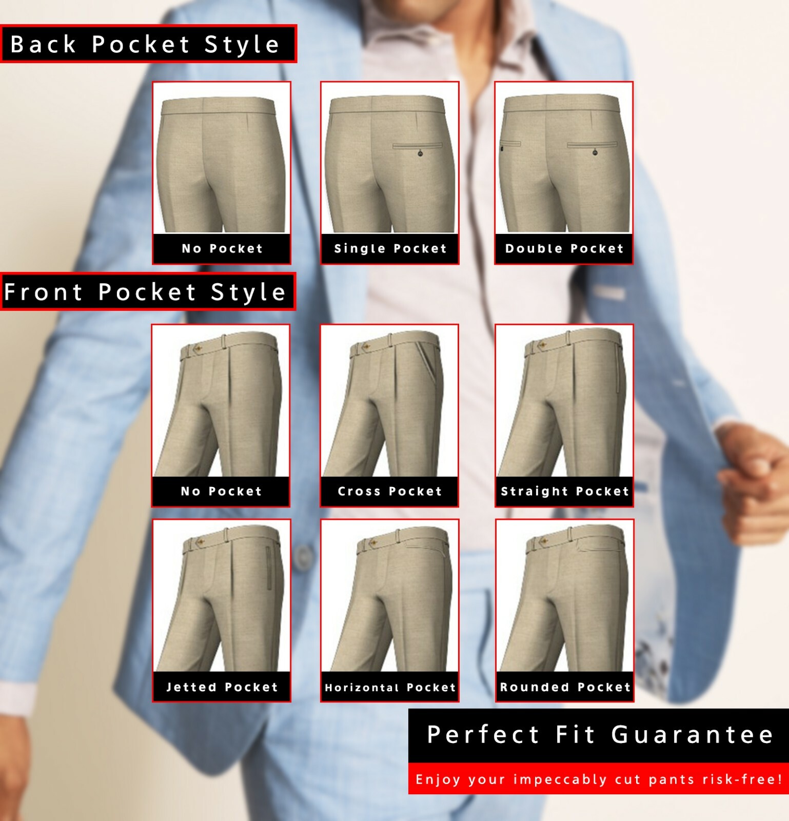 Men’s Custom Suit | Tailored Bespoke Business & Wedding Attire | 200+ Fabrics Si
