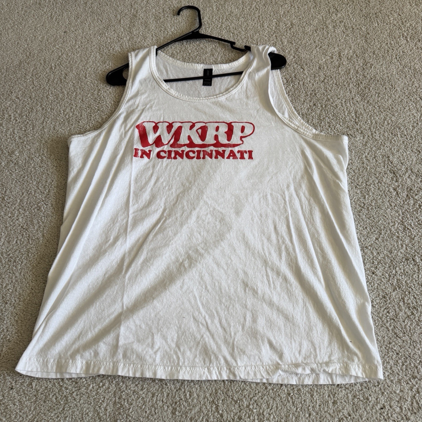 WKRP in Cincinnati Tank Top White Size XL