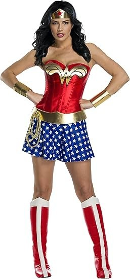 Rubies Charades DC Comics Wonder Woman Adult Costume SMALL As Shown Cosplay