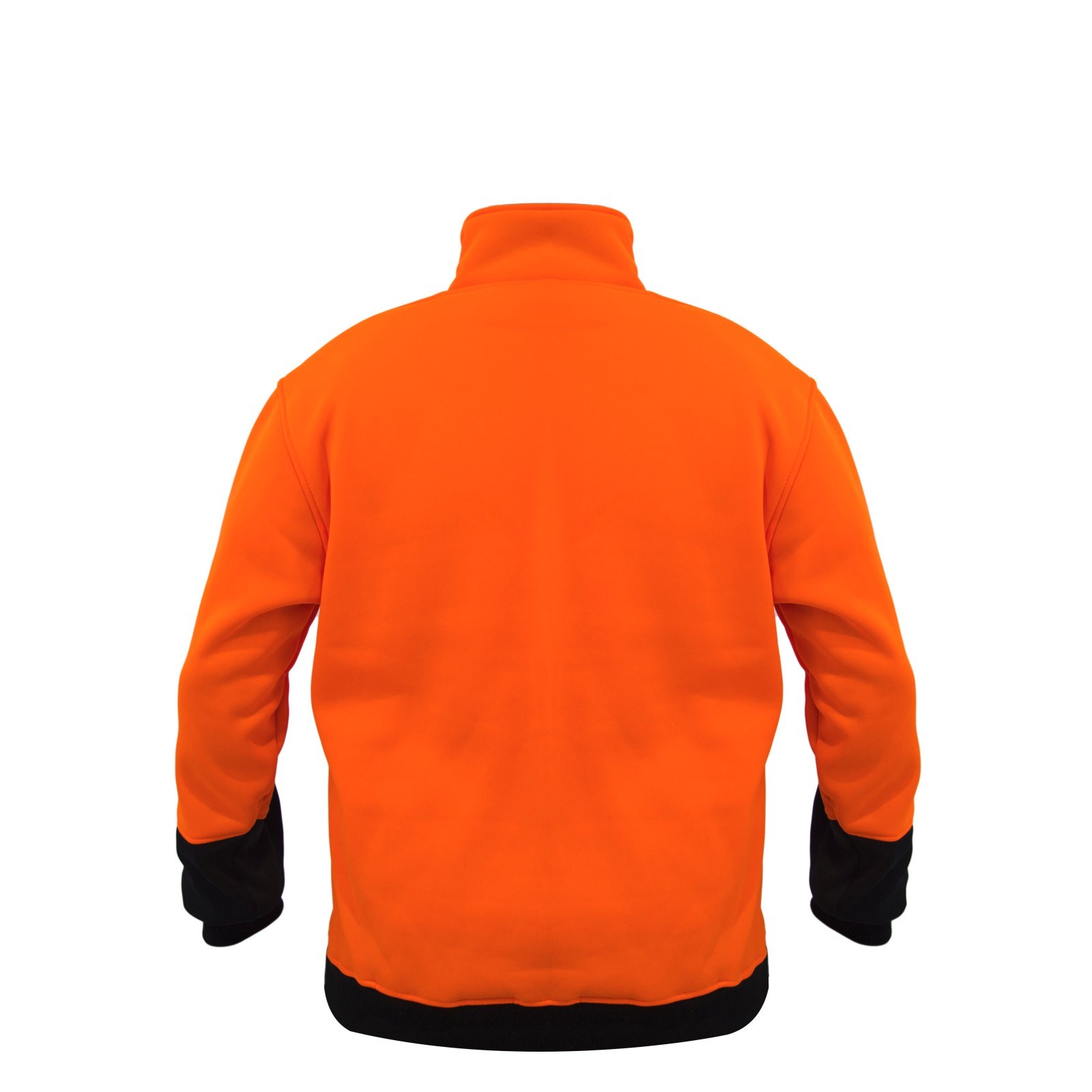 Hi-Vis Pullover Safety Workwear Fleece-lined Fleecy Zip Jumper Jacket Jorestech