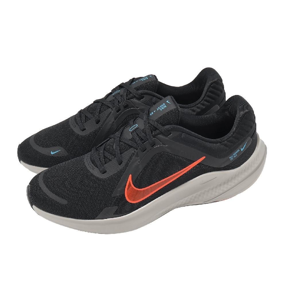 Nike Quest 5 Black Bright Crimson DD0204-005 Men’s Running Shoes