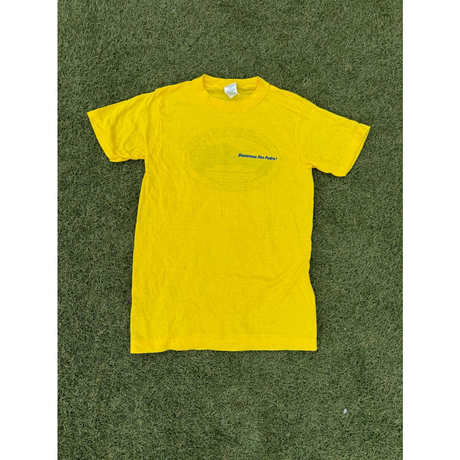 Ched Quality Knits by Anvil Vintage Single Stitch Downtown San Pedro Tee