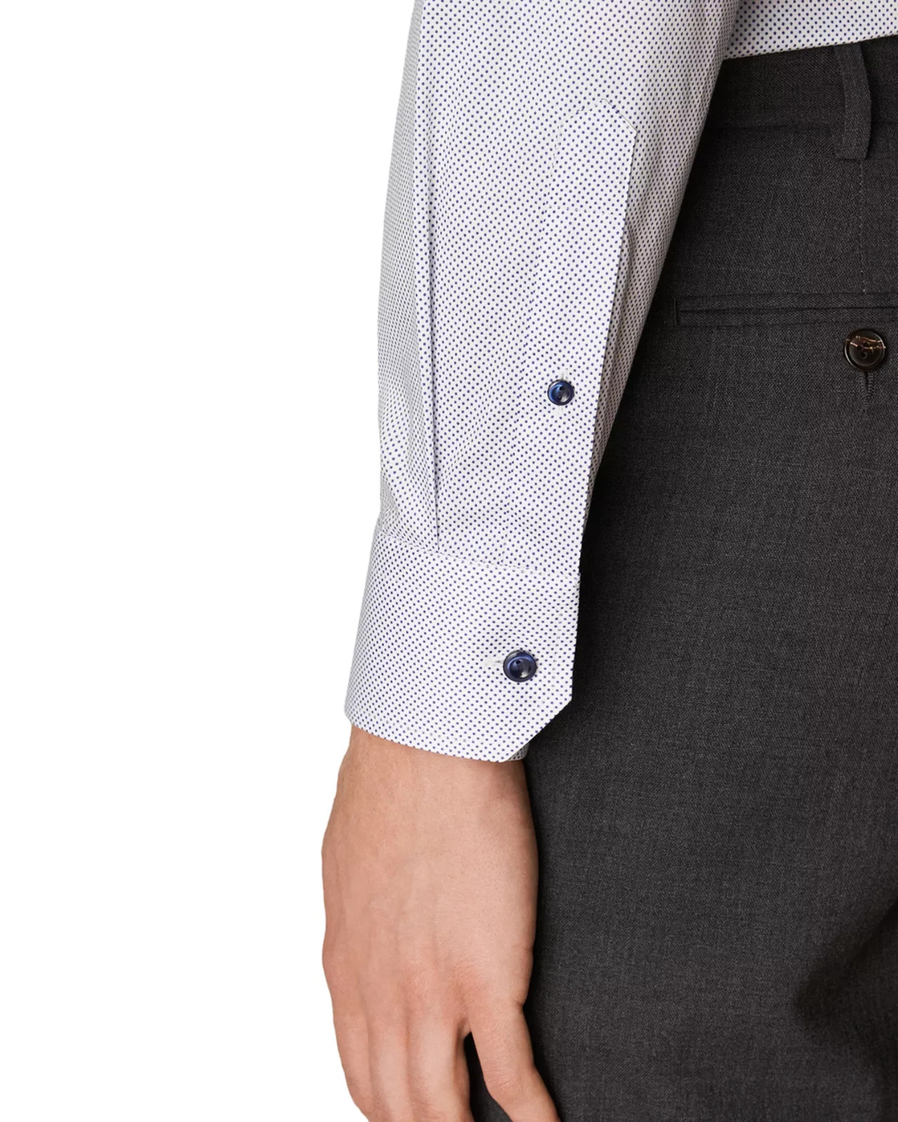 Eton Slim Fit Signature Dot Shirt MSRP $270