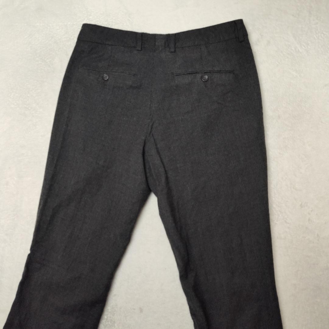 Bonobos Pants Mens 30×30 Gray Tweed Marzotto Wool Straight Flat Lined Italy