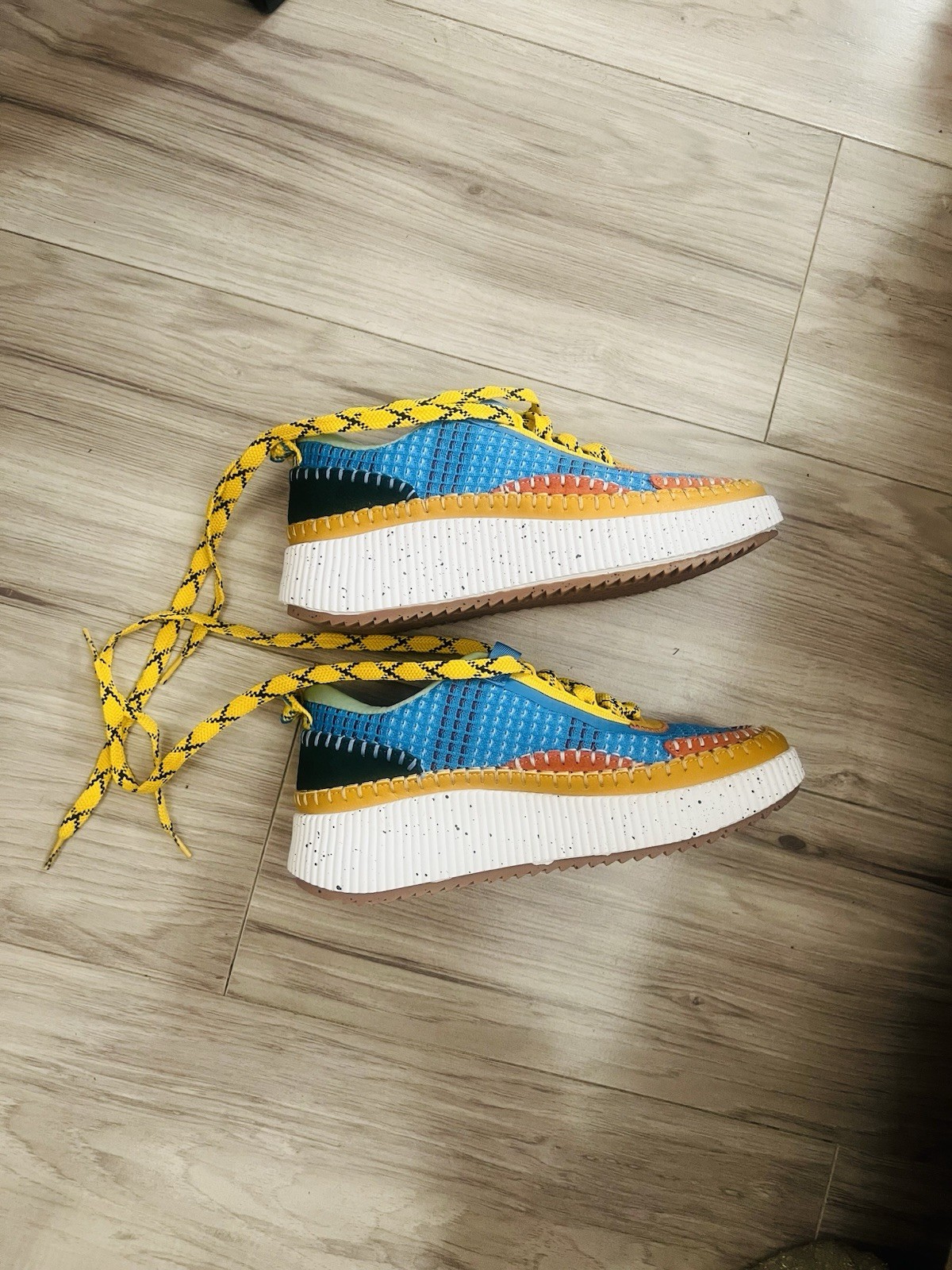 Berness Willow Blue Yellow Mustard Combo Multi Sneakers /8