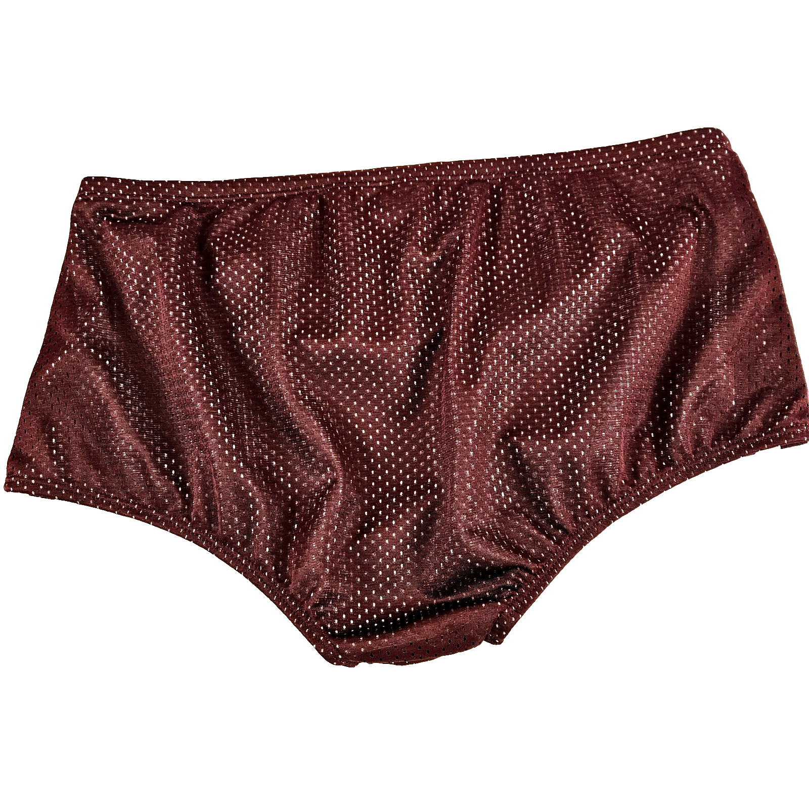 NWT Dolfin Dragster Mesh Swim Shorts Mens Size 34 Gray Pink stripe