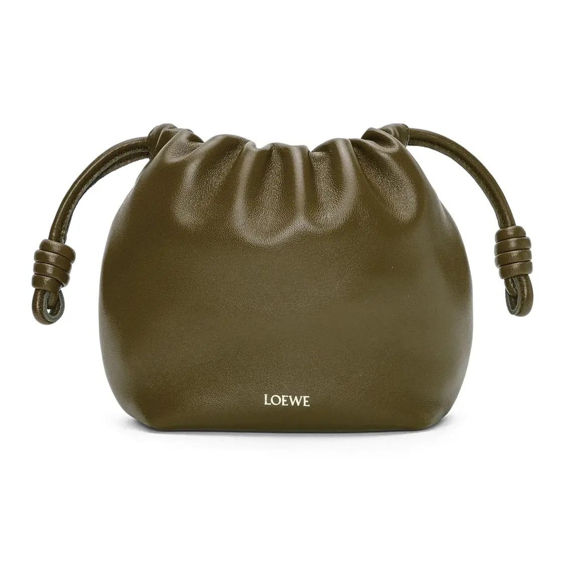 LOEWE Flamenco Purse Magnetic Closure Single Shoulde Bag Women’s 9.1×2.2×6.7 in