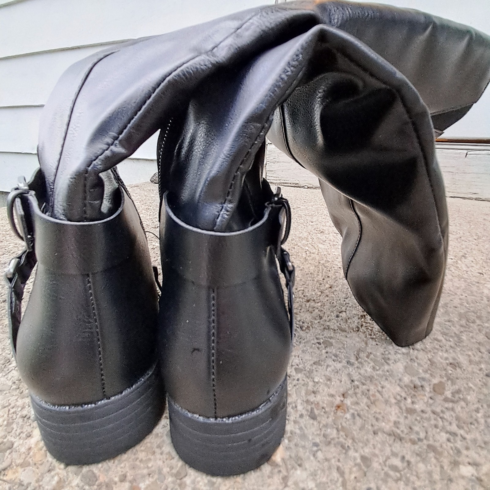 New 6 1/2 Morgan Taylor boots With Side Zipper Decor:Buckle Strap US 6 1/2