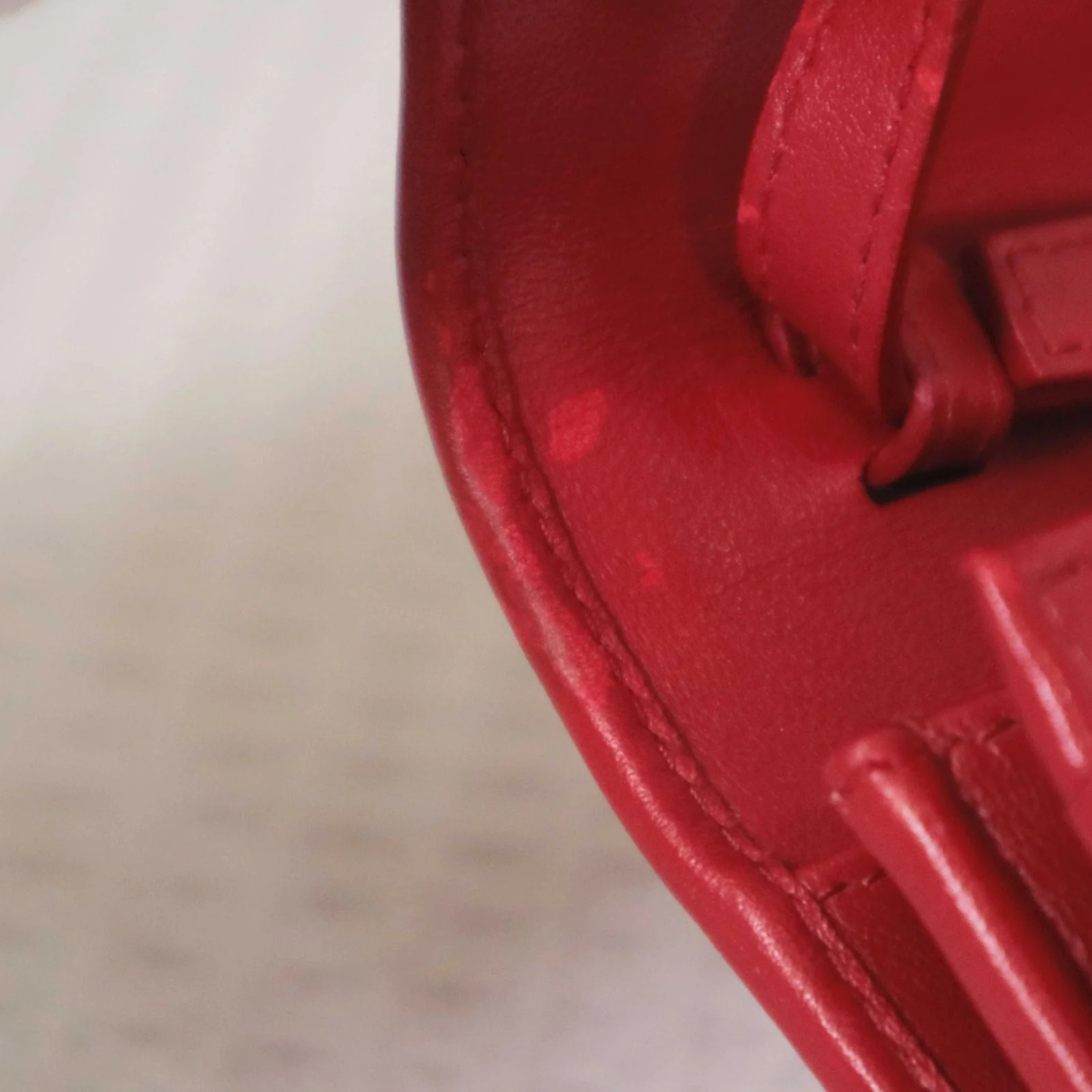 Prada Wallet On Chain Woc Red Tessuto Nylon Calfskin (mm042926f7r)