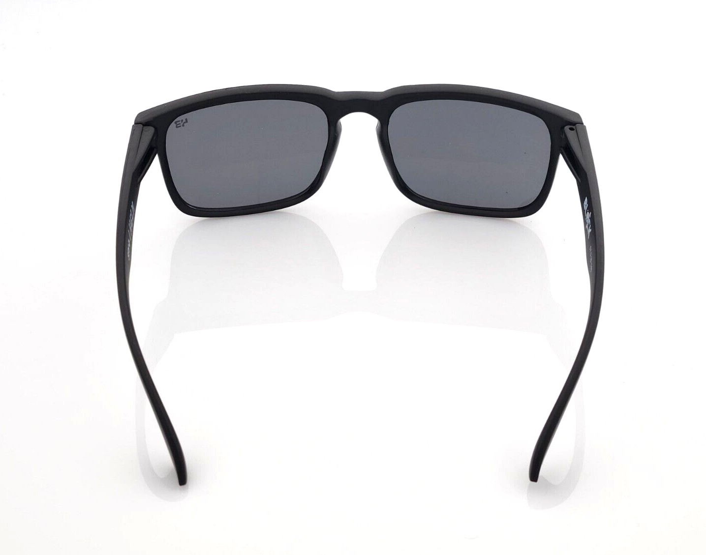 Blackout Spy Helm Promo Sunglasses Matte Black Dark Smoke Lens Black Logo S8