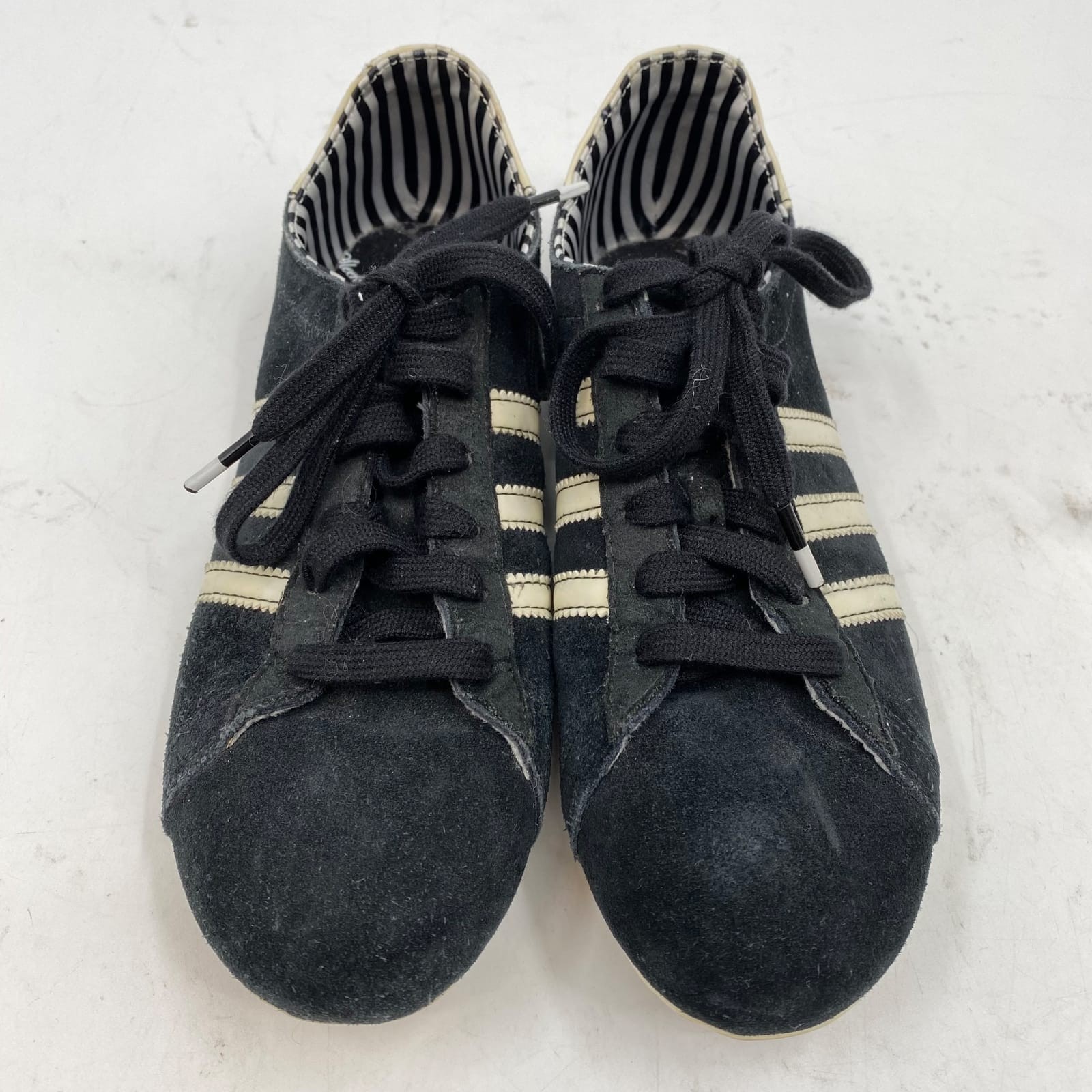 Adidas Black White Suede Sleek Series Sneakers | Women’s Size 6.5