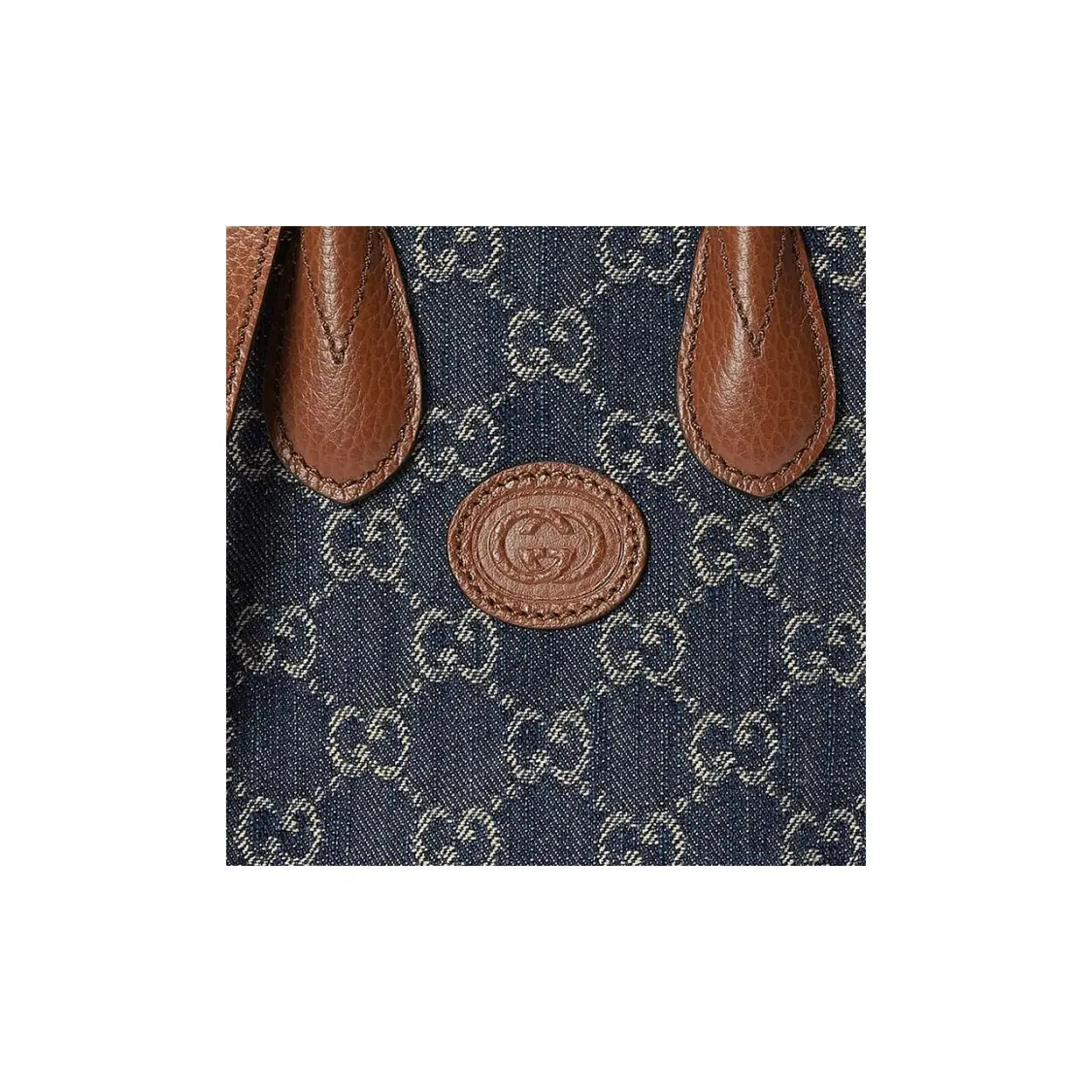 GUCCI Vintage Logo Tote Bag Shopping Bag Handbag Mini Unisex 6.2×2.7×7.8 in