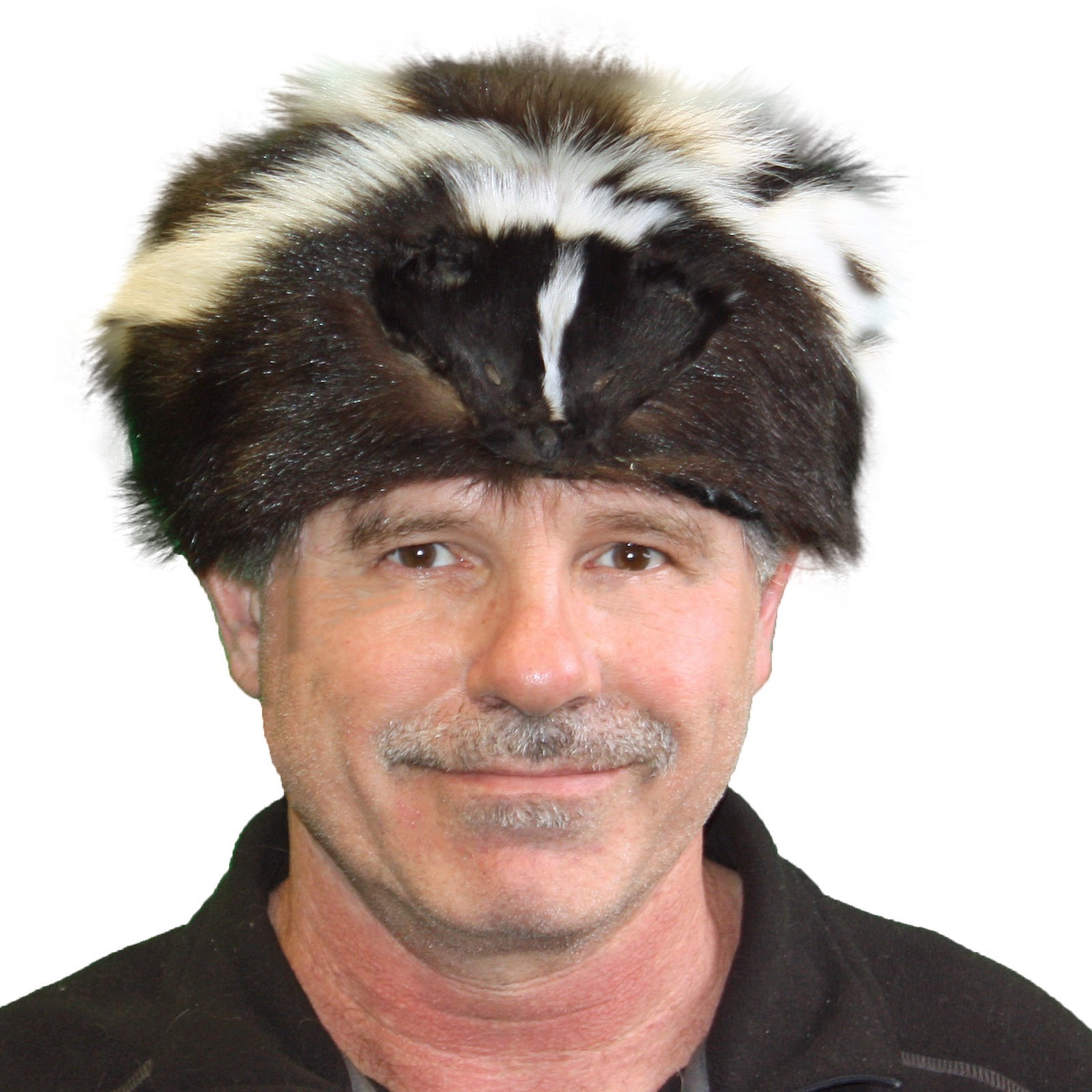 Glacier Wear Skunk Fur Davy Crockett Hat hts1785