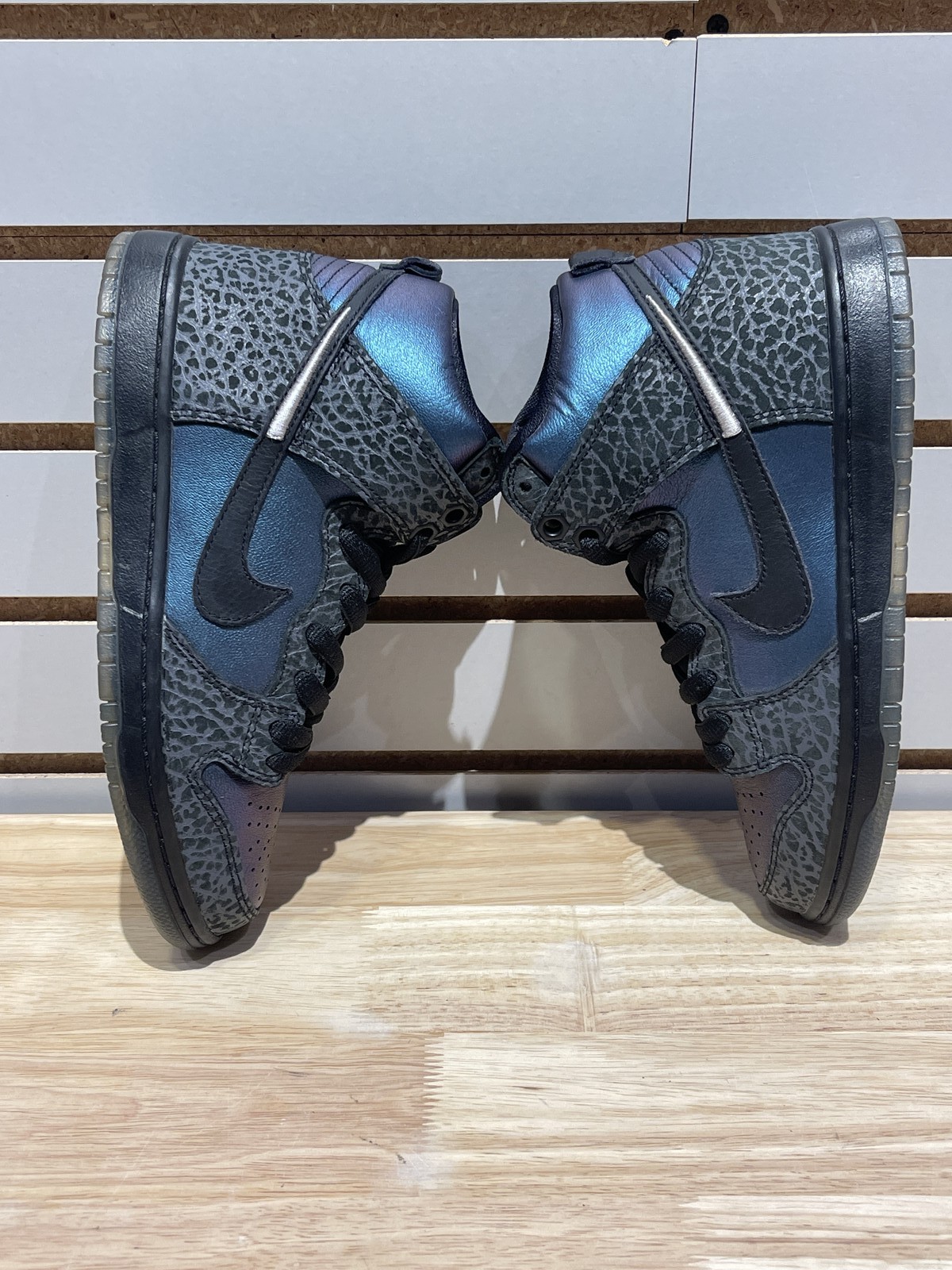 Size 6M/7.5W – Nike SB Dunk High Black Sheep Hornet Sz 6 BQ6827-001 Pre-Owned