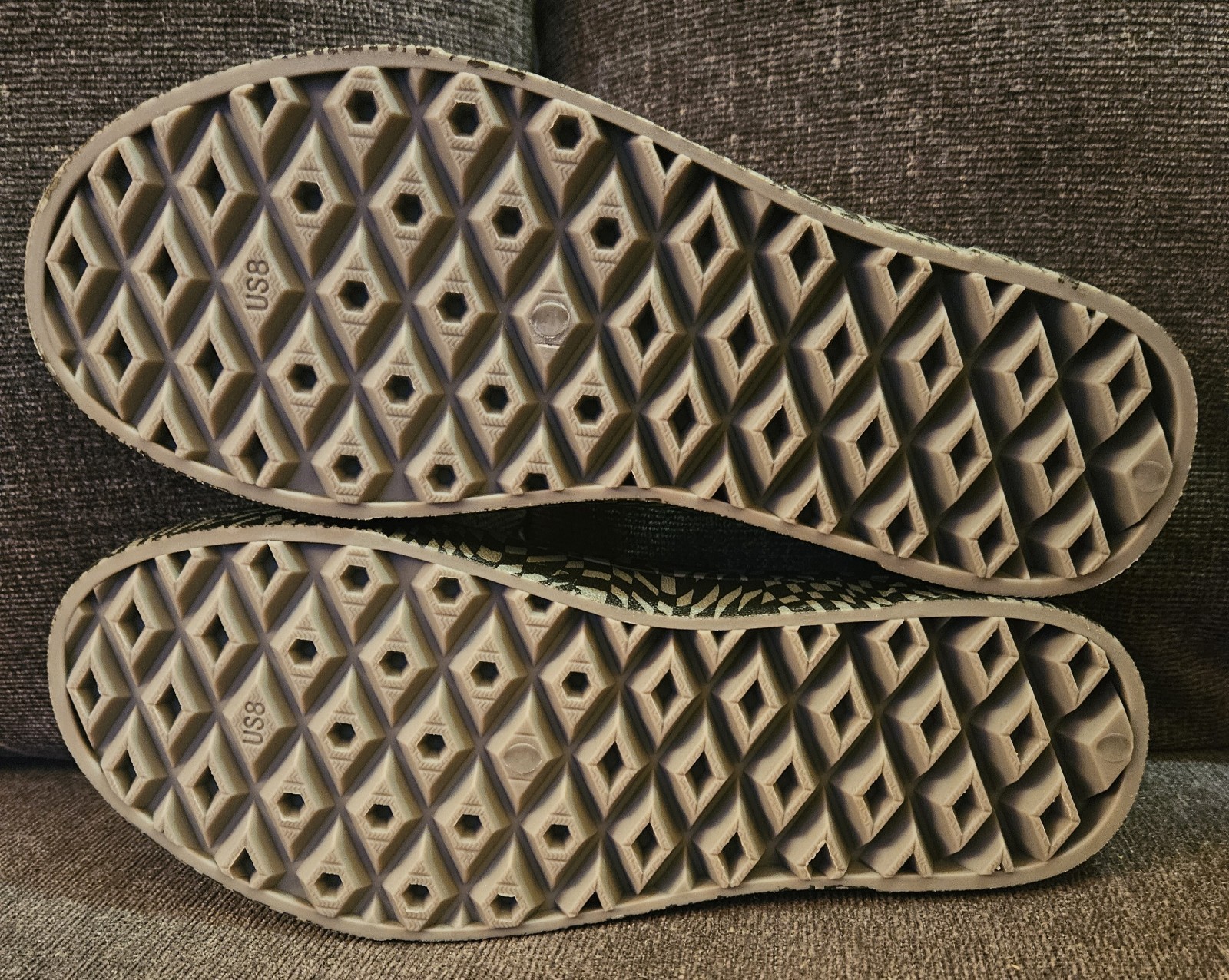 Vans Slip-On Mule TRK Distorted Checkerboard Black Gray VN0005V8174 Men 8 Women