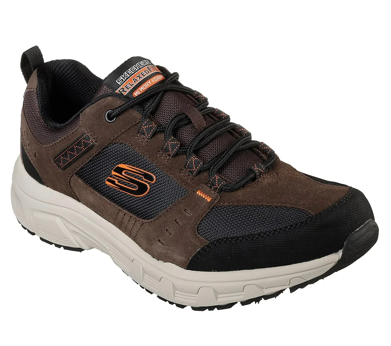 Skechers Shoes Men Wide Brown Sport Comfort Memory Foam Hike Trail Size 8 51893