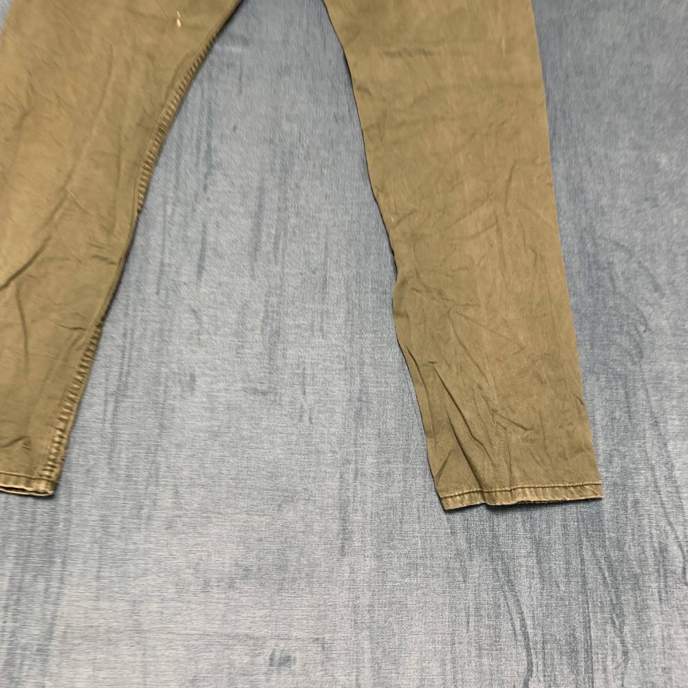 Levi’s 511 Jeans Men 36×32 Olive Green Denim Slim Fit Everyday Wear Straight Leg