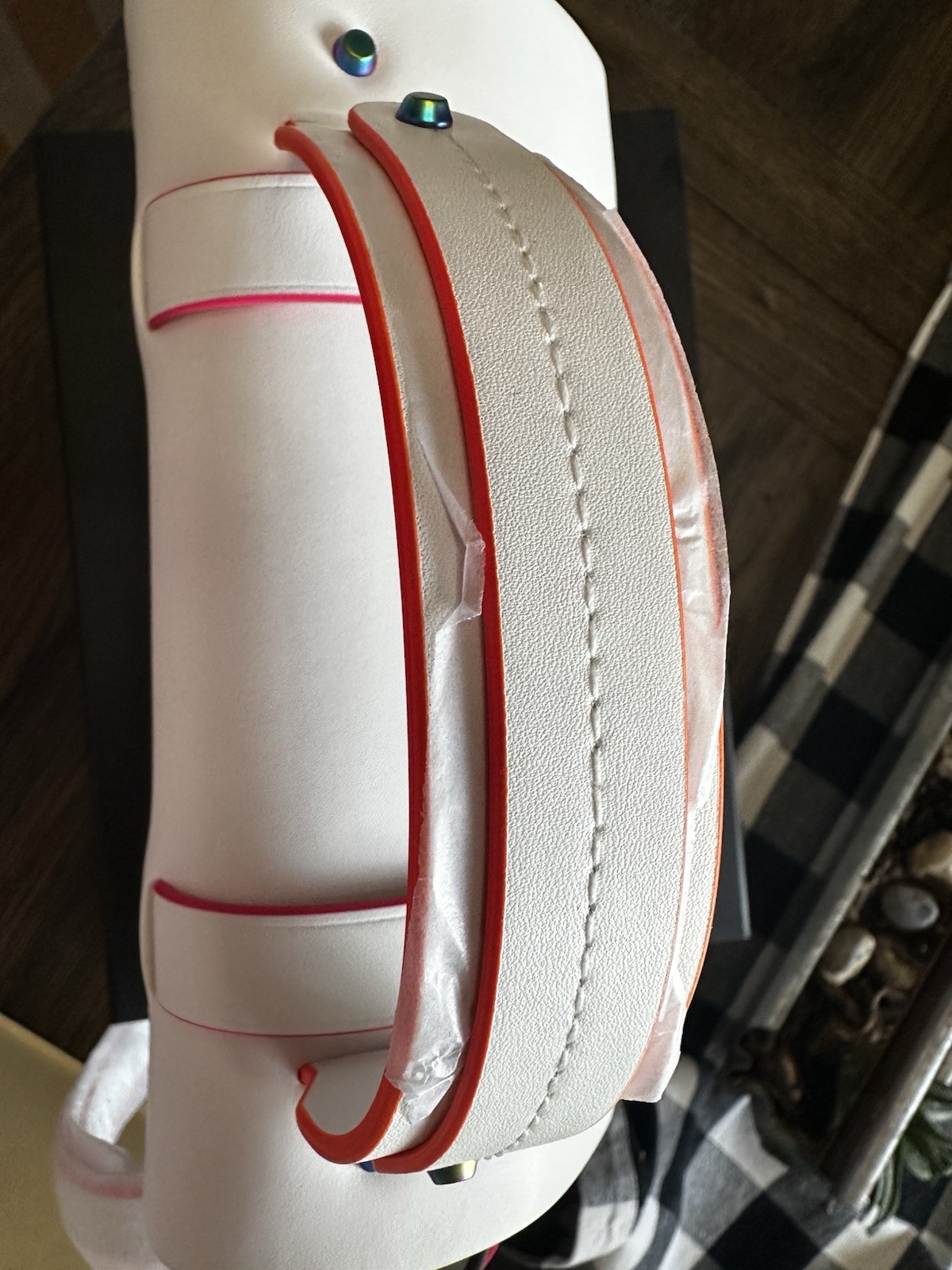 NWT Michael Kors Manhattan Medium Satchel Leather Optic White & Wallet Set