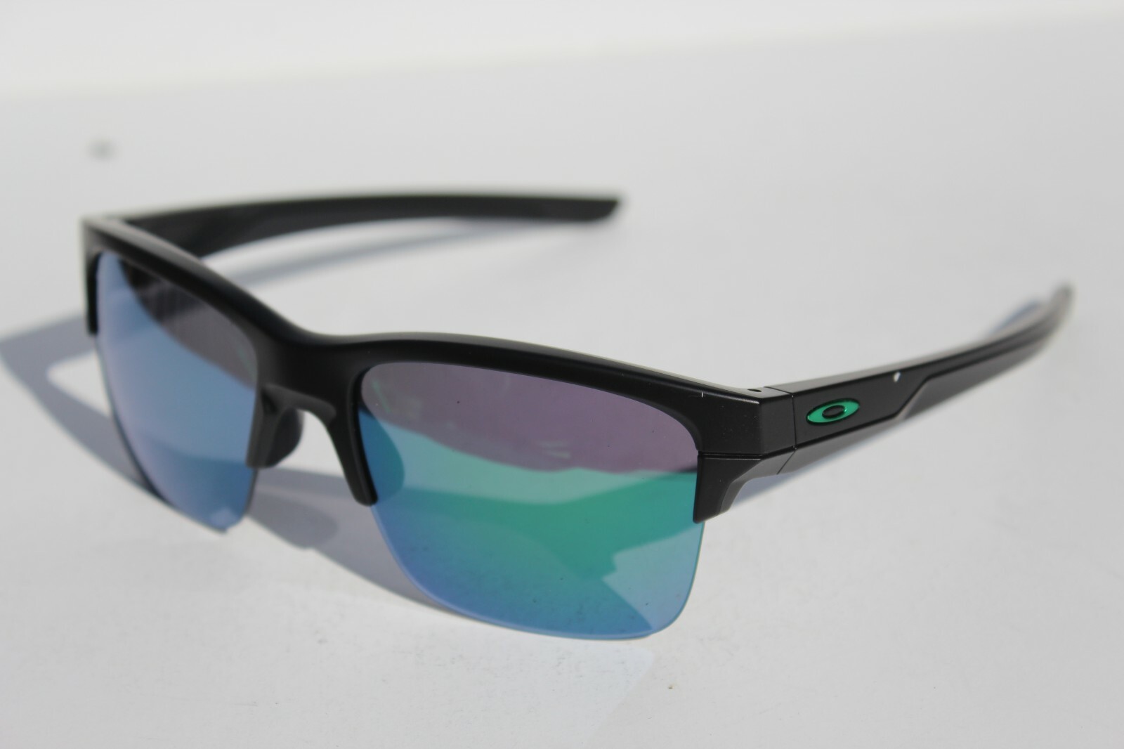 OAKLEY Thinlink Sunglasses Matte Black/Jade Green Iridium OO9316-09 NEW